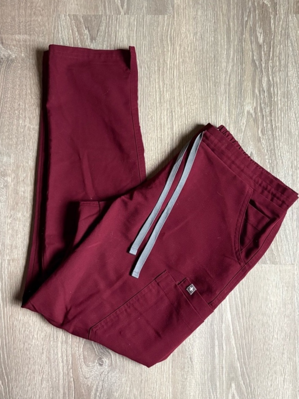 Figs Scrub Pants Burgundy Women's Medium